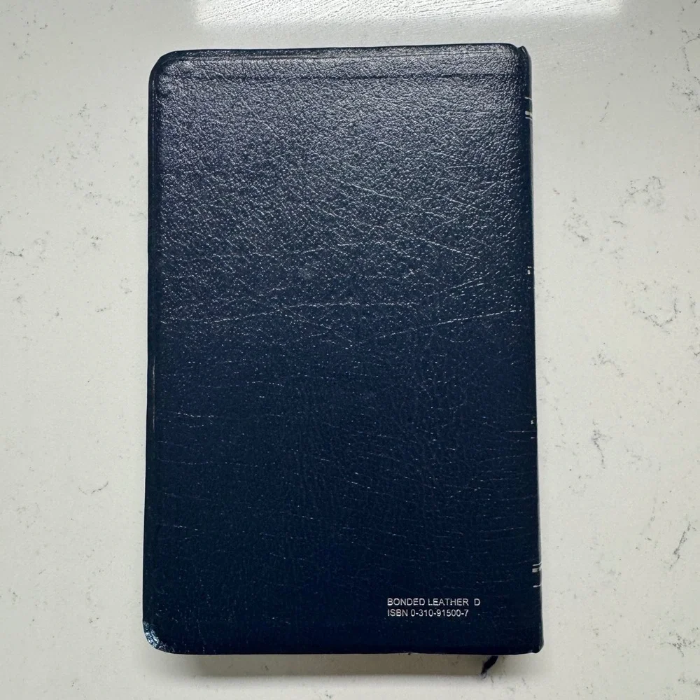 Zondervan Amplified Bible Navy Blue Bonded Leather Life In The Word